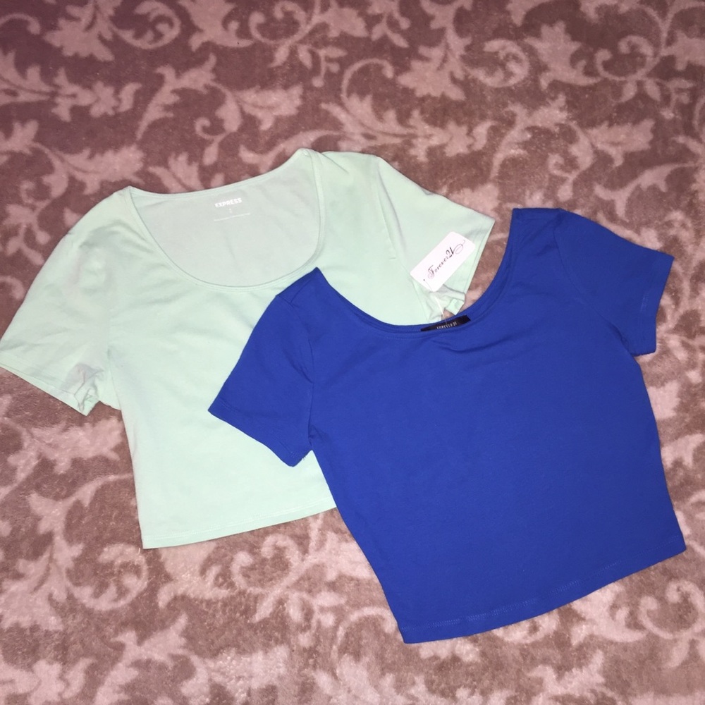 Set of 2 Crop Tops Express & Forever 21